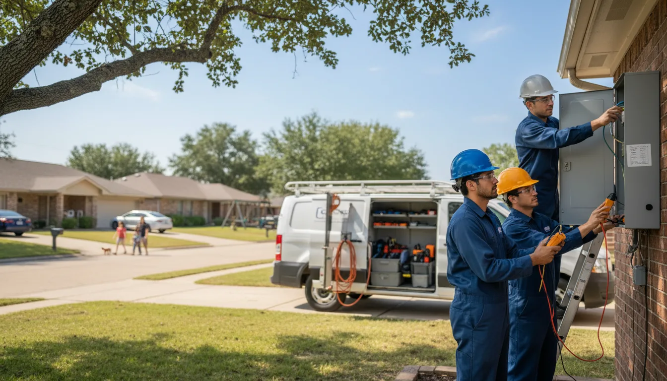 Certified electrician providing emergency electrical services in Big Bend, WV